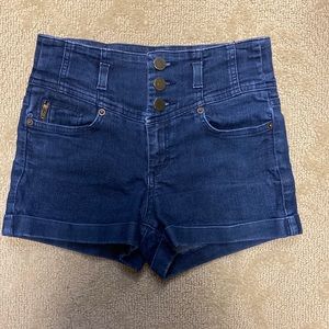 Bebe shorts mid rise